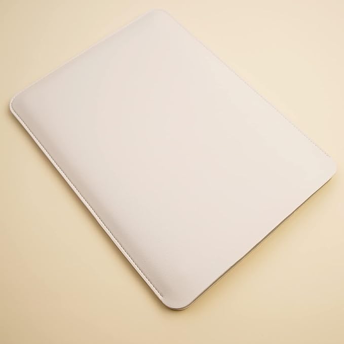 Slim Laptop Sleeve 13 Inch Compatible with New MacBook Air 13/ MacBook Pro 13 Color White