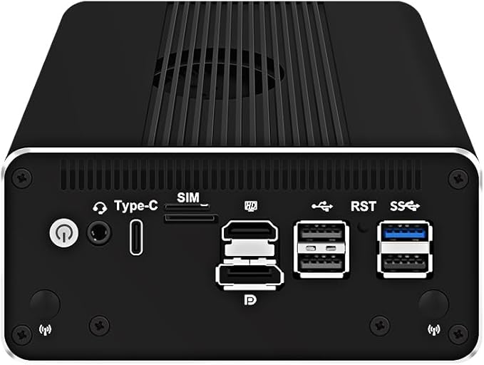 CWWK Intel Alder Lake N100(4C/4T Up to 3.4GHz)/N305(8C/8T Up to 3.8GHz) Dual SFP+10GbE Mini PC|4xIntel I226-V 2.5GbE |DDR5 Memory|PCI-E x4|HDMI+DP+Type-C (10 Gigabit N100, 32G RAM 512G SSD)