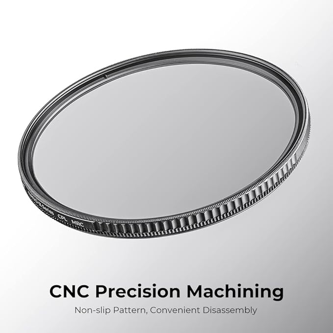 K&F CONCEPT 52mm Circular Polarizers Filter Polarizing Filter 28 Multi-Layer Coated Super Slim High Definition CPL Lens Filter (Nano-X Series)