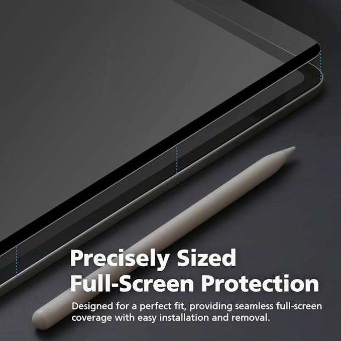 Magnetic 4-Way 360 Degree Privacy Screen Protector for iPad Pro 6th/5th/4th/3rd Generation 12.9 Inch, Removable Reusable Anti-Spy Anti-Glare Anti-Fingerprint [Landscape and Portrait Mode at