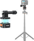 VRIG Quick Release Base Mount Kit for GoPro Accessories, Magnetic Quick Release Camera Tripod Mounts for Insta 360, DJI Osmo Action 5Pro/4/3,Go Pro Hero 13 12 11 10 9,with 1/4" Screw Hole for Tripod