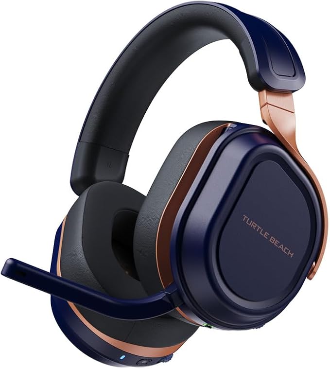 Turtle Beach Stealth 700 Gen 3 Wireless Multiplatform Amplified Gaming Headset for Xbox Series X|S, Xbox One, PC, PS5, Mobile – 60mm Drivers, AI Noise-Cancelling Mic, Bluetooth, 80-Hr Battery – Cobalt