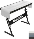 Piano Keyboard Cover 88 Keys,Piano Keyboard Dust Cover,Premium Protection for Electronic Keyboards ,Dirt-Proof, Light Luxury Design-white