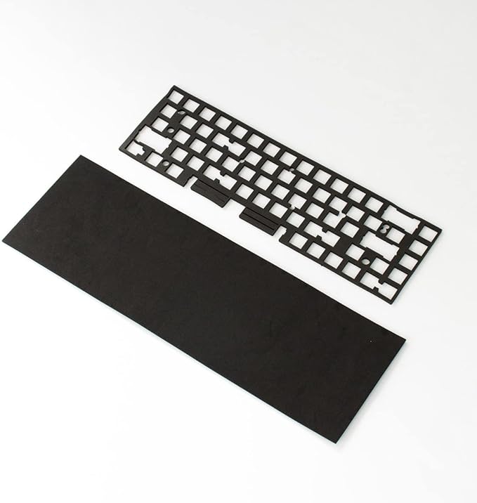 Mintcaps 2-Piece Set Keyboard Sound Dampening Foam - 68 Layout Silencer Pad Gasket EVA Switches Dampener for Mechanical Keyboard