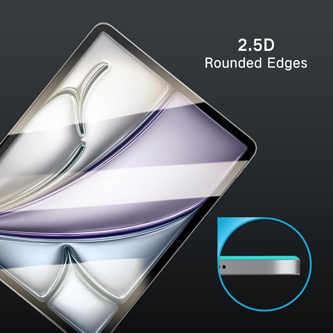 PERFECTSIGHT Anti Blue Light Screen Protector Compatible with iPad Air 13 Inch M3/M2 (7th/6th Generation, 2025/2024), [Medical-Grade HD Eye Protection] Blue Light Filter 6 Radiations Tempered Glass