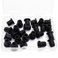 25 Pcs 1/4" Drill Hole, 3/16" ID Silicone Rubber Grommets for Wiring, Automotive Firewall Hole Plug, Small Top Hat Grommet for Vinyl Tubing in Hydroponic Irrigation System Metal Wall Drywall