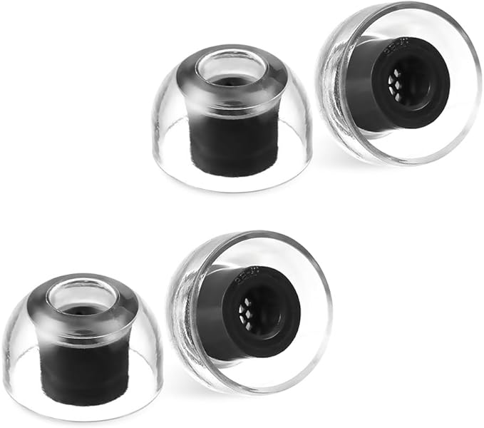 AZLA SednaEarfit XELASTEC 2 (M) - Earbud Tips for Wireless Headphones - Noise Canceling Earbuds Replacement Tips - Eartips Compatible with Sony, Samsung, Beats, JLab, Skullcandy, Sennheiser
