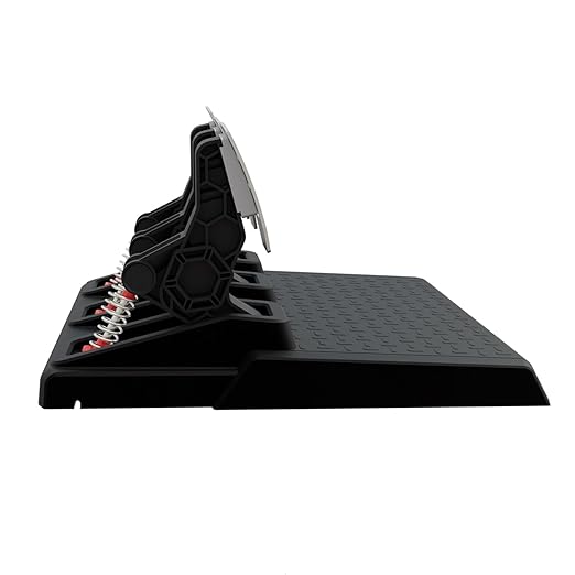 DOYO Racing Wheel Pedals, PC Gaming Steering Wheel Pedal Set, Swappable Springs, Adjustable, Durable, Compatible with PC Win11/Win10/Win7