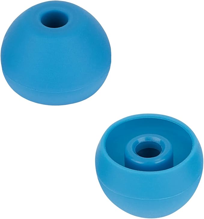 Earbud Tips Ear Tips Replacement Earbud Tips Earbud Replacement Tips Earbuds Replacement Tips Ear Cushions Earbud Caps Compatible with Powerbeats Pro Beats Wireless Earphone Headphones 4 Pairs (Blue)