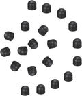 MECCANIXITY 20Pcs Replacement Stylus Pen Tips 7.5mm Conductive Capacitive Touch Screen Pens Tips Silicone Rubber, Black
