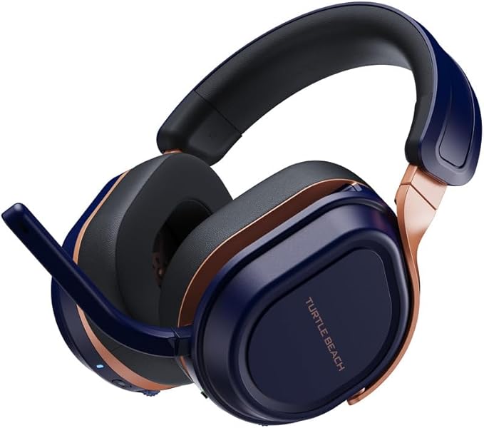 Turtle Beach Stealth 700 Gen 3 Wireless Multiplatform Amplified Gaming Headset for Xbox Series X|S, Xbox One, PC, PS5, Mobile – 60mm Drivers, AI Noise-Cancelling Mic, Bluetooth, 80-Hr Battery – Cobalt