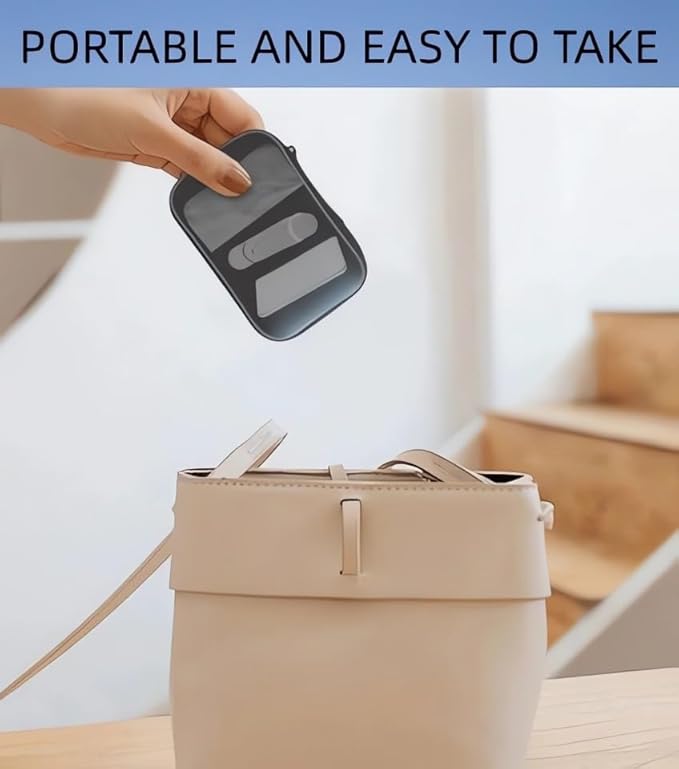 2024 Smartphone Camera Mirror Reflection Clip Kit - New Version: Adjustable Selfie Reflector, Mobile Phone Reflection Clip for All Phones (White+Black)