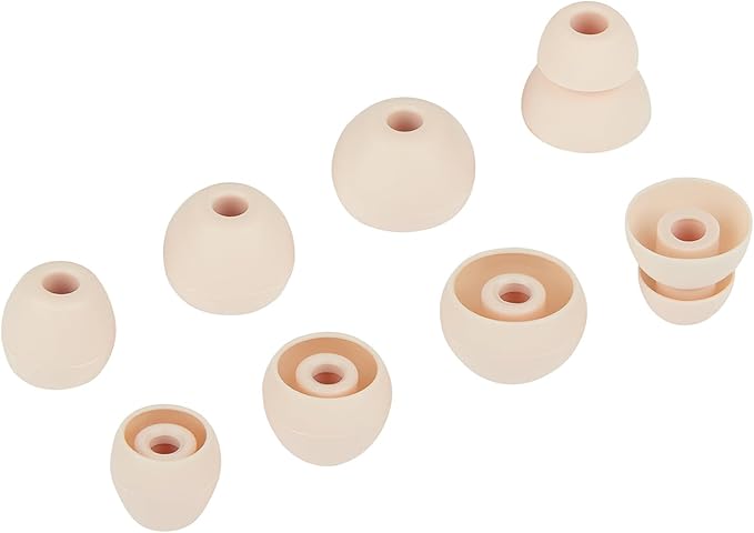 Silicone Replacement Earbud Tips Ear Tips Compatible with Powerbeats Pro Beats Wireless Earphone Headphone Rubber Tips Earbud Covers Eartips 4 Pairs
