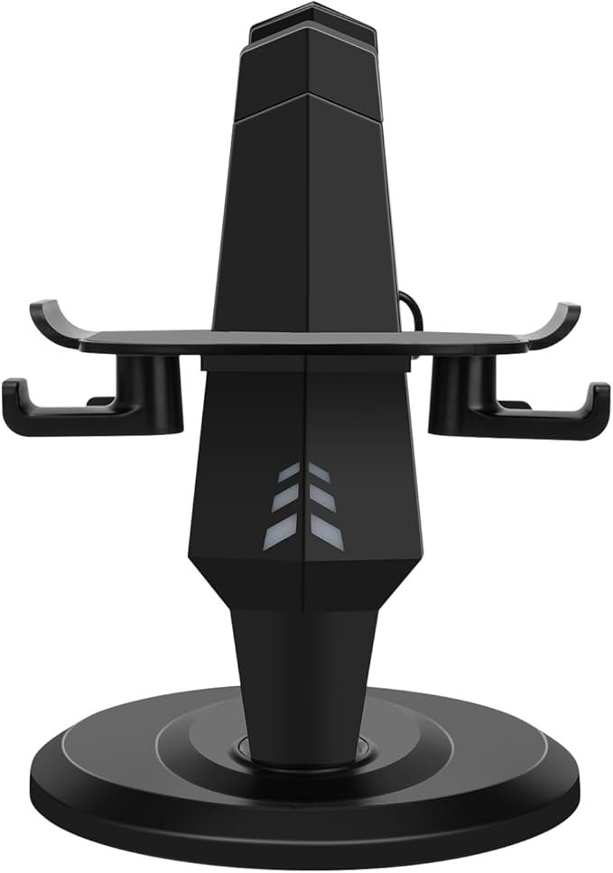 TechKen Charging Stand for Meta Quest 2, VR Headset Charging Dock for Quest 2 Accessories Stand Holder, VR Controllers Holder