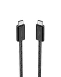 Belkin USB C to USB C Cable, 3.3ft, 60W - Type C Charger, iPhone Charger Cord, Soft, Braided, Flexible for iPhone 16, Galaxy S25, Pixel 9, Airpods, iPad Pro, Tablet & More, Travel Essentials - Black