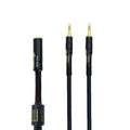 Arklove 5ft Shielded 1/8" aux Input 3.5mm Female 2X 3.5 Output Splitter Stereo Audio Video Cable Out 3.5 Male to Two 3.5 Male Mini Jack in Dual Speaker