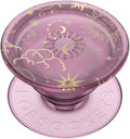 PopSockets Translucent Phone Grip with Expanding Kickstand, PopSockets for Phone, Adhesive Grip, Translucent PopGrip - Celestial Mauve