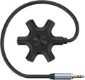 Multi Headphone Audio Splitter, 5-Way 3.5mm Jack Stereo Headset Adapter to Connect Up to 5 Devices for Mixing, Shared Experiences - for iPhone, iPad & More