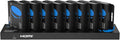 OREI HDMI Extender Splitter 1 in 8 Out Over CAT6/7 Cable 4K@30Hz with EDID Management - Up to 132 Ft - Loop Out - IR Control - Low Latency