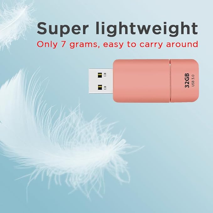 GIGASTONE 32GB Flash Drive (2 Pack) Z60NB USB 3.2 Gen 1, Ultra Fast, Retractable Capless Slider Design, Data Storage, Backup for PC/Mac/TV/Car Audio, USB 2.0/3.0/3.1 Compatible (Random Color)