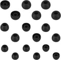 Silicone Earbud Tips Replacement Ear Tips for in- Ear Headphones Rubber Tips Ear Buds Replacement Earbuds Tips 9 Pairs S M L, Black