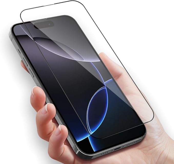 2 pack Full 9H+ Military Grade Glass Screen Protector for iPhone 16 Plus + 2 pack Camera Lens Protector with easy Installation Frame Case Friendly Shatterproof Tempered Glass 9H+ Hardness HD Clear Anti-Scratch Glass Full Edge Coverage (6.7) 16 Plus