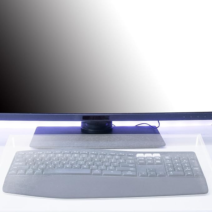 ABOOFAN Anti Cat Keyboard Cover Clear Acrylic Laptop Keyboard Protector Mechanical Dust Cover Computer Monitor Stand Case
