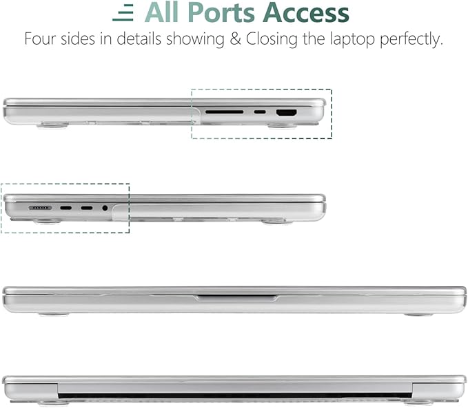 DONGKE for M4 MacBook Pro 16 Inch Case 2024 2023 2021 A3403 A3186 M3 A2991 M2 A2780 M1 A2485 Pro/Max Chip, Plastic Hard Shell Case & Keyboard Cover for Mac Pro 16 with Touch ID, Flower Blossoms