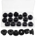 15 Pcs 5/8" Drill Hole, 1/4" ID Silicone Rubber Grommets for Wiring, Automotive Firewall Hole Plug, Small Top Hat Metal Wall Drywall Grommets for Vinyl Tubing in Hydroponic Irrigation System