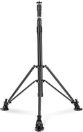 PROAIM 6.25ft 3-Stage PT-Z Camera Support Stand with 5/8” Baby Pin & Detachable Ball Head. Telescopic Design, Spiked Feet with Rubber Shoes, Payload- 20kg/44lb (STD-PT-Z-01)