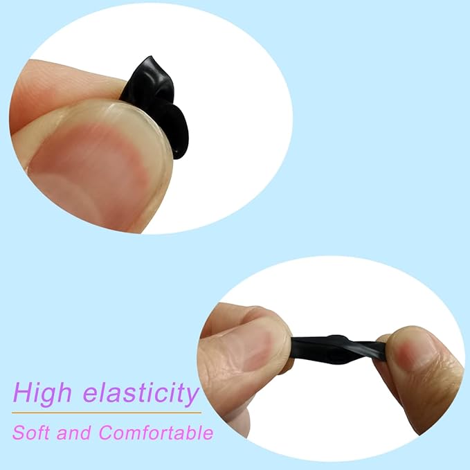 Silicone Earbuds Tips for Galaxy Buds 2 Replacement Ear Tips for Samsung Galaxy Buds+/Galaxy Buds PE, 6 Pairs LMS Black