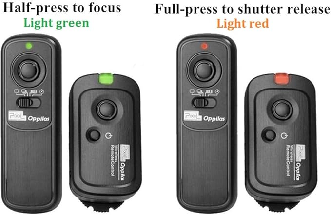 Pixel 2.4GHz Wireless Remote Shutter Release UC1 for Olympus RM-UC1 E-M1 E-M5 E-M5-II E-M10 E-M10-II Pen-F EPL8 EPL7 EPL6 EPL5 EPL3 EPL2 EP5 EP3 E400 E410 E420 E450 E510 E520 E550 E600 E620 590UZ Dslr