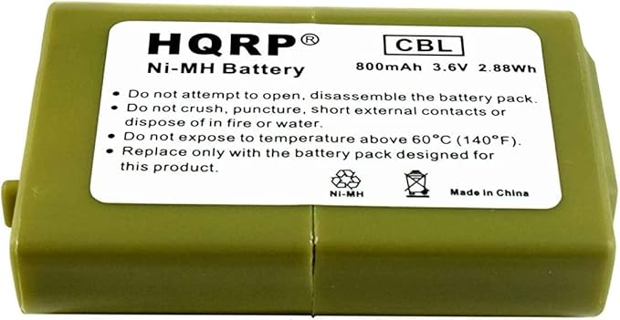 HQRP 4-Pack Cordless Phone Battery Compatible with Panasonic HHR-P103 / HHRP103, HHR-P103A / HHRP103A, Type 25, KX-TCA158, KX-TCA158ES, KX-TD7680, KX-TD7685, KX-TD7694, KX-TD7695 Replacement