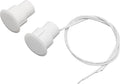 Recessed Wired Security Window Door Contact Sensor, Normally Open NO, Door Alarm Magnetic Reed Switch with 2 Wire, ABS White, RC-36