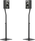 USX MOUNT Universal Speaker Stands, Height Adjustable Extend 30.0" to 39.1" for Satellite Speakers & Small Bookshelf Speakers up to 11 lbs Per Stand, 1 Pair Floor Stands for Sony Bose Polk JBL Yamaha