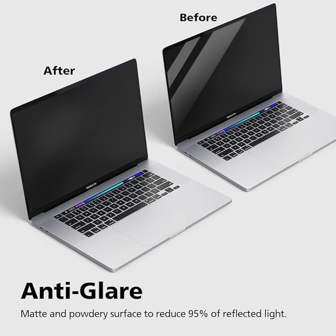 Anti Blue Light Matte Screen Protector for MacBook Pro 15" (2017-2019) | Anti-Glare | Reducing Eye Fatigue with Blue Light Blocking Filter