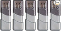 PNY 64GB Turbo Attaché 3 USB 3.0 Flash Drive, Silver (Pack of 5)
