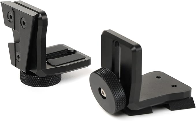 1/4 to V-Lock Vertical Mounting Bracket, L-Shaped Adapter for Teradek Vaxis Wireless Transmitter ARRI Sony RED Camera Monitor Focus Motor
