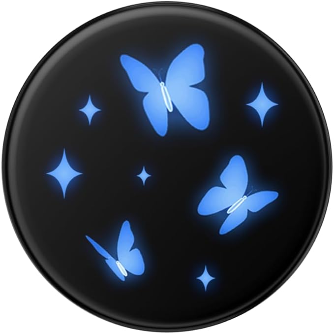 PopSockets Phone Grip with Expanding Kickstand, Adhesive Grip - Moon Flutters