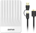 Portable External Hard Drive Storage Expansion Mobile HDD USB 3.0 for PC, Mac, Desktop, Laptop, PS4, PS5, Xbox One X/S, Xbox 360, Xbox Series X/S, Office & Game (White, 750GB)
