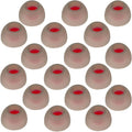 Earbud Tips Replacement - 9 Pairs, Compatible With Powerbeats 2/3, LG & Samsung Earbuds, Red Ear M