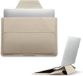 MOFT Laptop Carry Sleeve, 2-in-1 Laptop Bag & Stand for 15"-16" MacBook Air/Pro & Dell/HP/Lenovo/Asus, Stylish Slim Computer Sleeve Bag with Expandable Storage for Computer Accessories, Beach White
