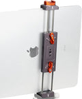 Metal iPad Tripod Mount Adapter, Tablet Holder with Rotatable Cold Shoe Mount - Compatible with iPad Pro, Air, Galaxy Tab, iPhone