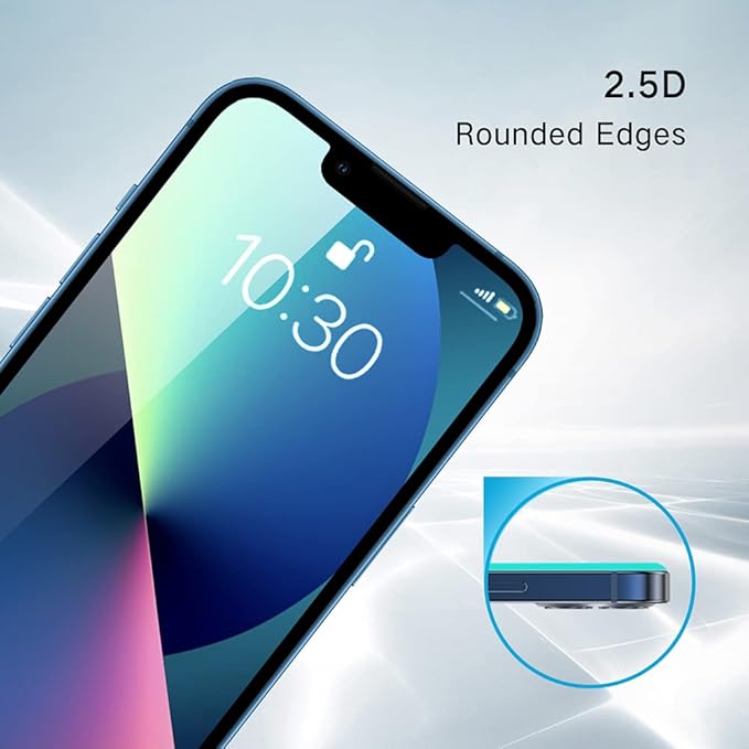 PERFECTSIGHT Anti Blue Light Screen Protector Compatible with iPhone 13 Pro Max 6.7 inch, Eye Care HD Clear Tempered Glass - Anti Eye Fatigue & Eye Dry Easy Installation