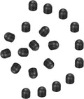 MECCANIXITY 20Pcs Replacement Stylus Pen Tips 10mm Conductive Capacitive Touch Screen Pens Tips Silicone Rubber, Black