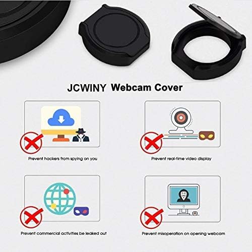 2 Pack Universal Webcam Cover, Desktop Computer External Webcam Lens Covers Shutter Cap Hood, Streaming Web Camera Privacy Cover Clip Compatible with Logitech HD Pro Webcam C270/C615/C920/C930e/C922X