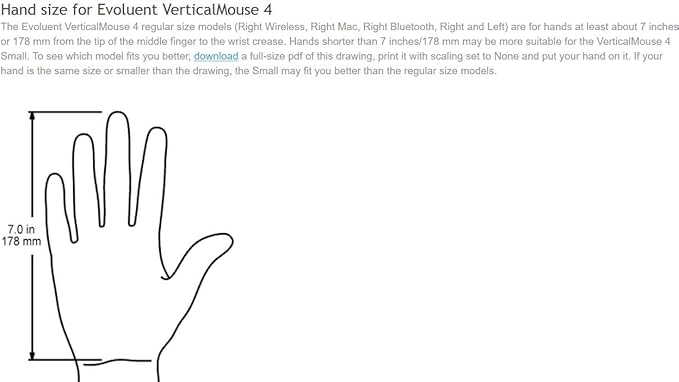 Evoluent – Inventor of The Vertical Mouse – VM4SW Ergonomic Vertical Mouse Right Hand Small Wireless USB, Sculpted for Comfort, Reduces Wrist Strain, Adjustable Speed, Customizable Buttons in Windows