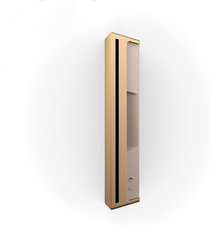 Bang & Olufsen Beosound Level Portable Wi-Fi Multiroom Speaker, Gold Tone/Light Oak