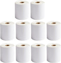 FungLam 10 Rolls 4"x6" Direct Thermal Printer Label, Shipping Labels Compatible with Zebra, Rollo and Most Thermal Printer, Perforated Postage Label Paper, 250 Labels/Roll