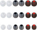 Earbud Replacement Tips Silicone Earbud Tips Earbud Covers Fit for in-Ear Headphones (Inner Hole 3.8mm -5.1mm) Ear Tips Earbud Rubber Tips 9 Pairs S/M/L